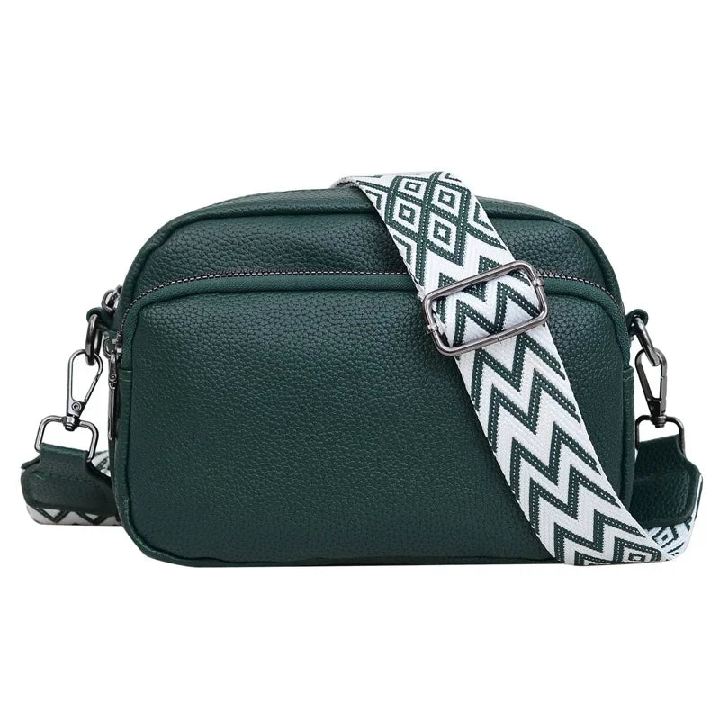 Variant image for Women's Crossbody Bag Black Large PU Material-2