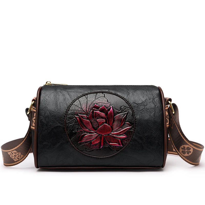Variant image for Women's Crossbody Bag Black Medium Leather-11