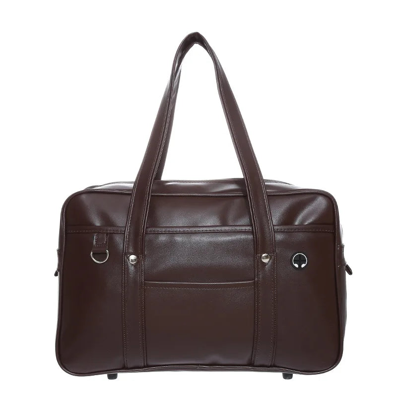 Variant image for Girls' Waterproof Schoolbag Black One-Shoulder Size One-Size PU-4