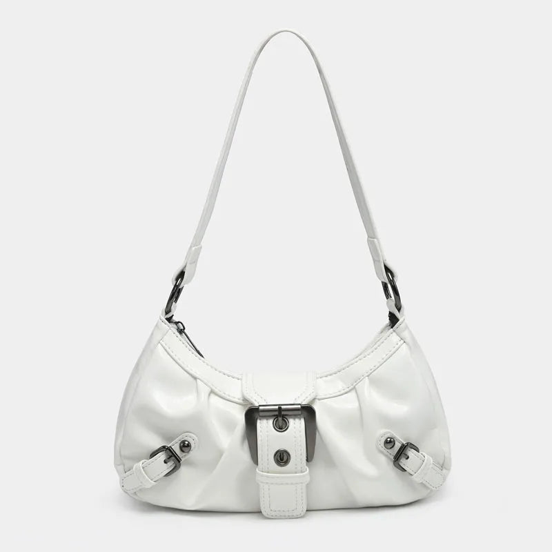 Women's Shoulder Bag Brown One Size Leather Retro Style-1