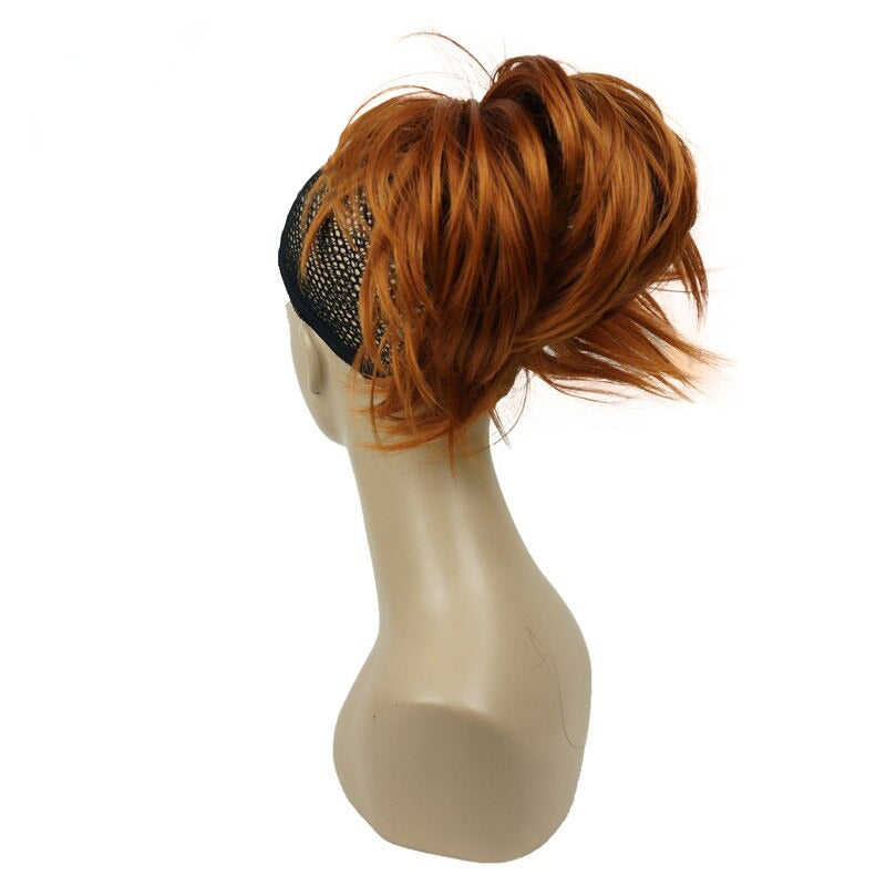 Short Natural Wave Ponytail Extension with Claw Clip – Easy Clip-On Hairpiece 13