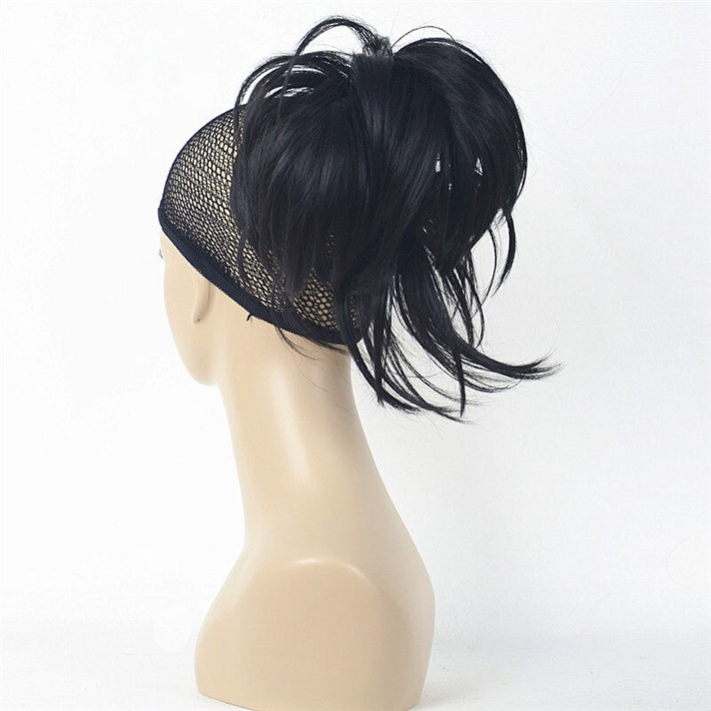 Short Natural Wave Ponytail Extension with Claw Clip – Easy Clip-On Hairpiece 15