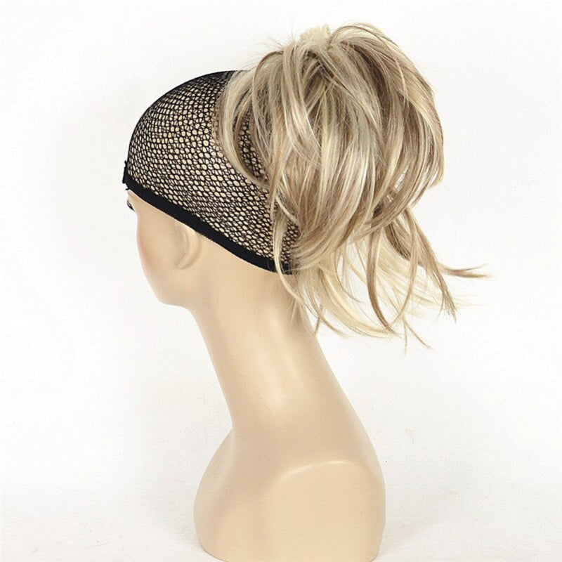 Short Natural Wave Ponytail Extension with Claw Clip – Easy Clip-On Hairpiece 16