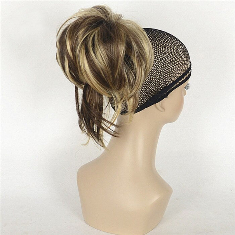 Short Natural Wave Ponytail Extension with Claw Clip – Easy Clip-On Hairpiece 7