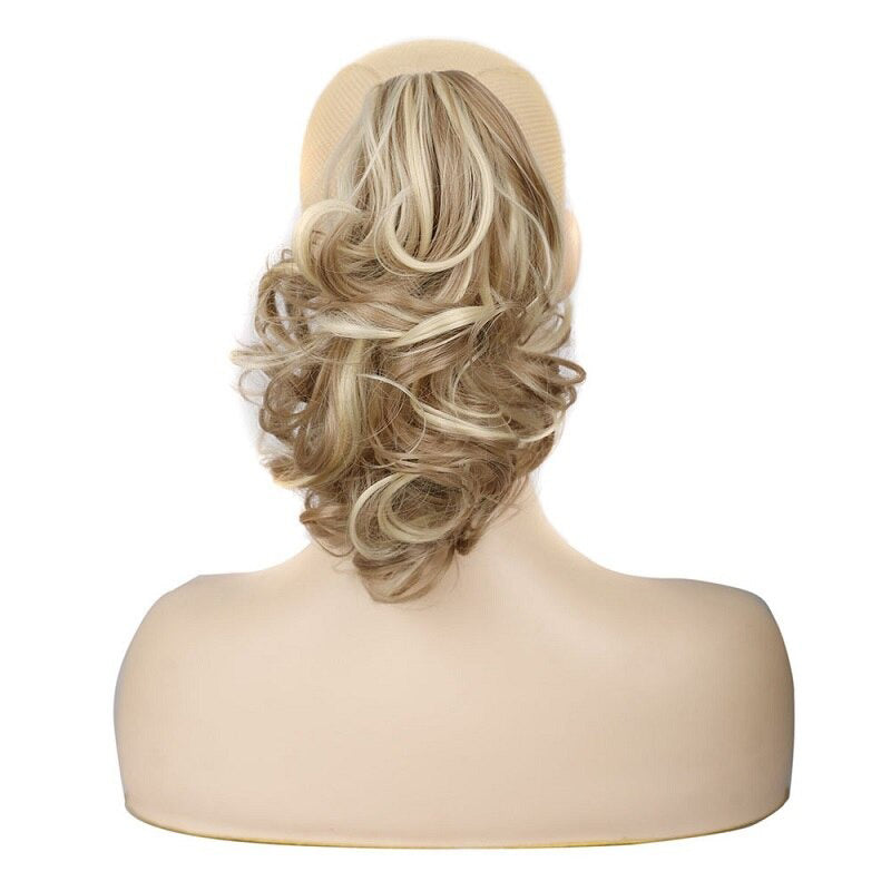 Short Wavy Ponytail Claw Clip-In Hair Extensions – 12 Inch, Natural Look, High-Temperature Fiber 4
