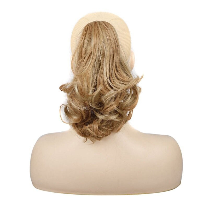 Short Wavy Ponytail Claw Clip-In Hair Extensions – 12 Inch, Natural Look, High-Temperature Fiber 6