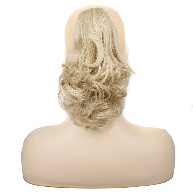 Short Wavy Ponytail Claw Clip-In Hair Extensions – 12 Inch, Natural Look, High-Temperature Fiber 7