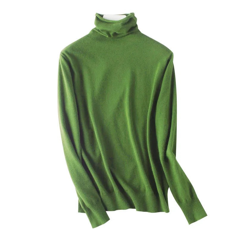 Slim Fit Basic Turtleneck Pullover Sweater 12