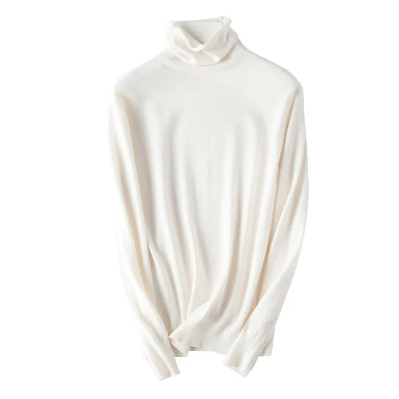 Slim Fit Basic Turtleneck Pullover Sweater 13