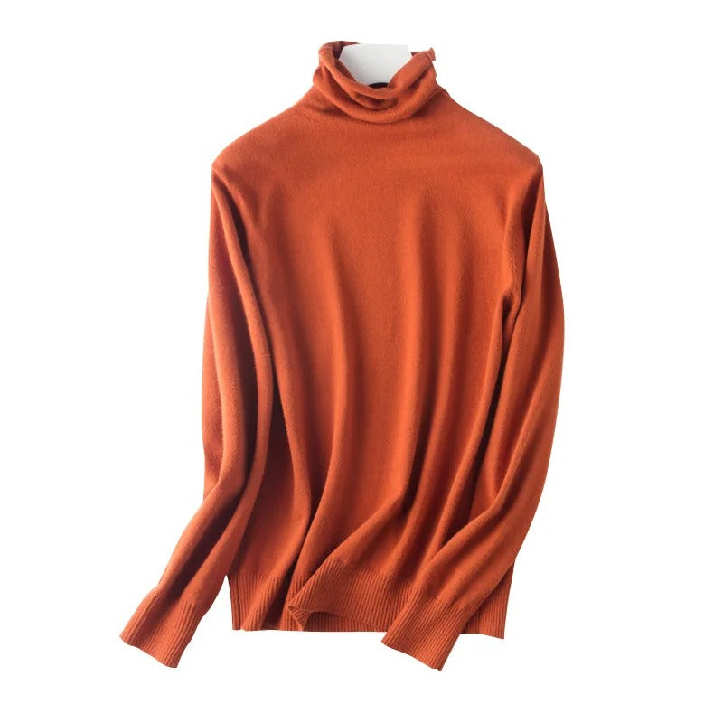Slim Fit Basic Turtleneck Pullover Sweater 18