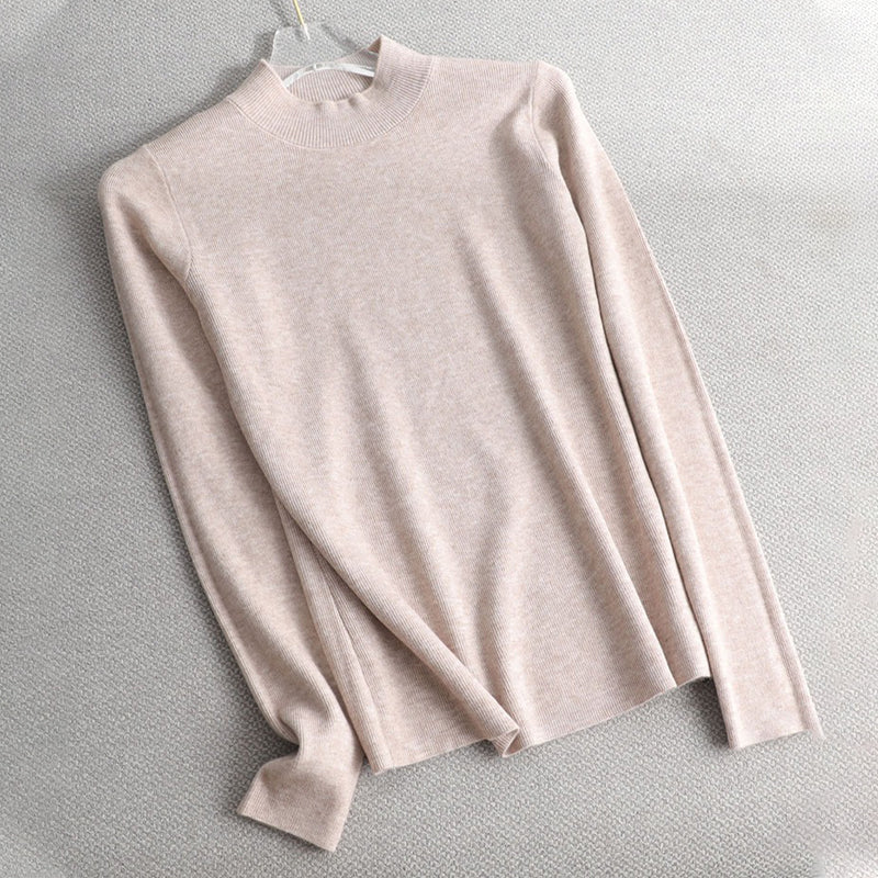 Slim Fit Turtleneck Long Sleeve Pullover Sweaters 15