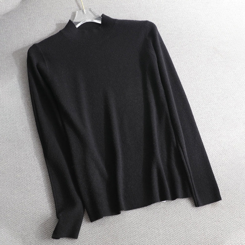 Slim Fit Turtleneck Long Sleeve Pullover Sweaters 16