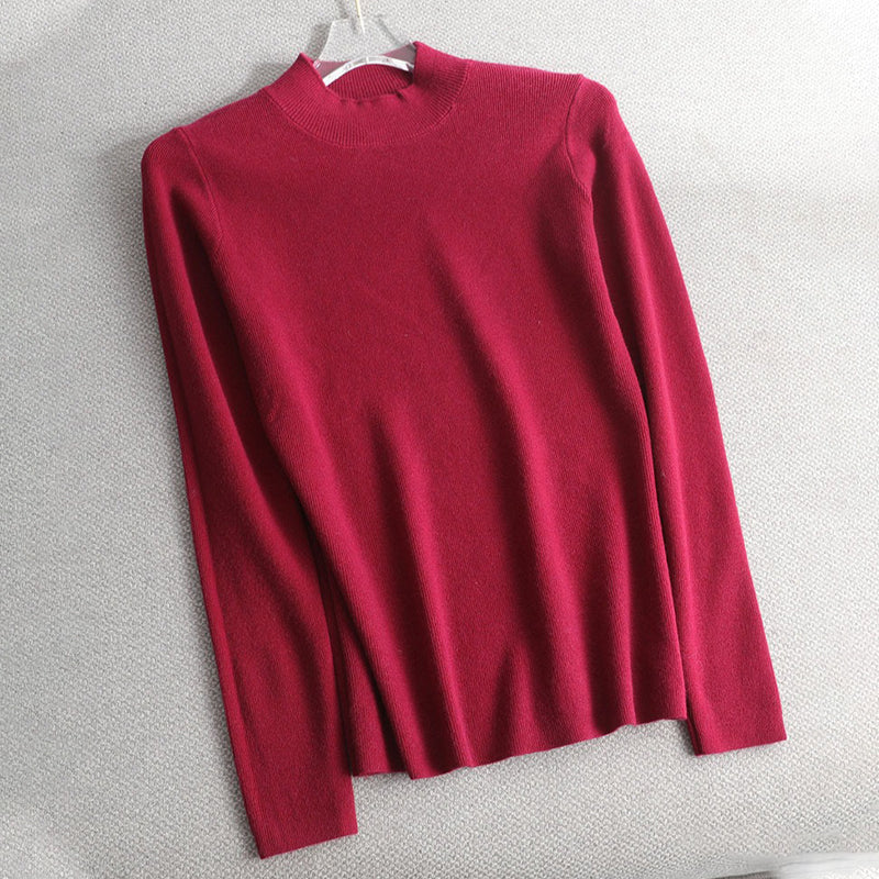 Slim Fit Turtleneck Long Sleeve Pullover Sweaters 9