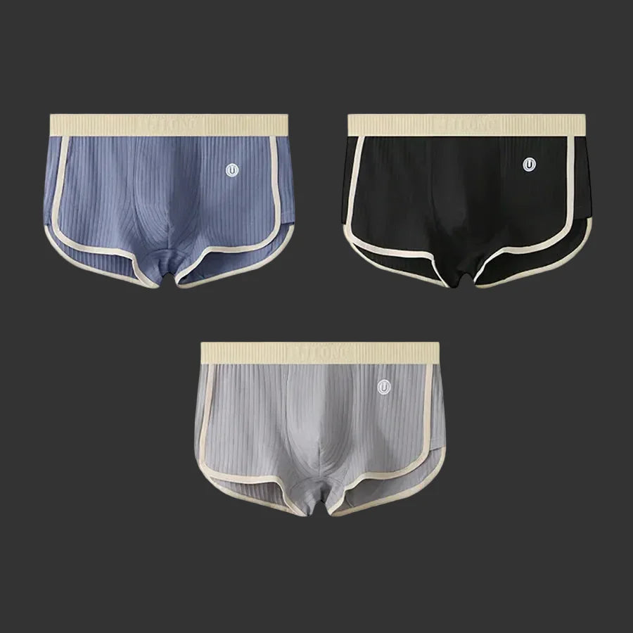 Men's Cotton Stretch Briefs 3-Pack – studio view 5 | Hensley London