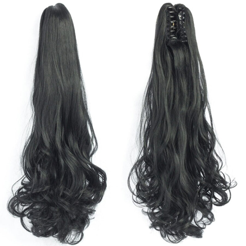 Thick Long Wavy Ponytail Clip-in Hair Extension – Natural Look, Easy Attachment 0