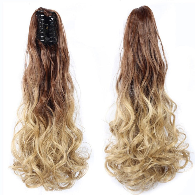 Thick Long Wavy Ponytail Clip-in Hair Extension – Natural Look, Easy Attachment 11