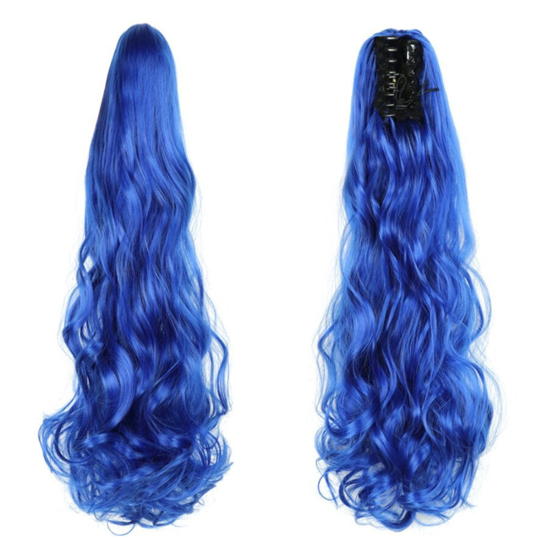 Thick Long Wavy Ponytail Clip-in Hair Extension – Natural Look, Easy Attachment 14