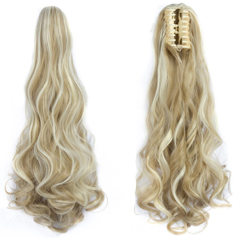 Thick Long Wavy Ponytail Clip-in Hair Extension – Natural Look, Easy Attachment 21