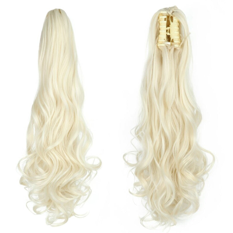 Thick Long Wavy Ponytail Clip-in Hair Extension – Natural Look, Easy Attachment 22