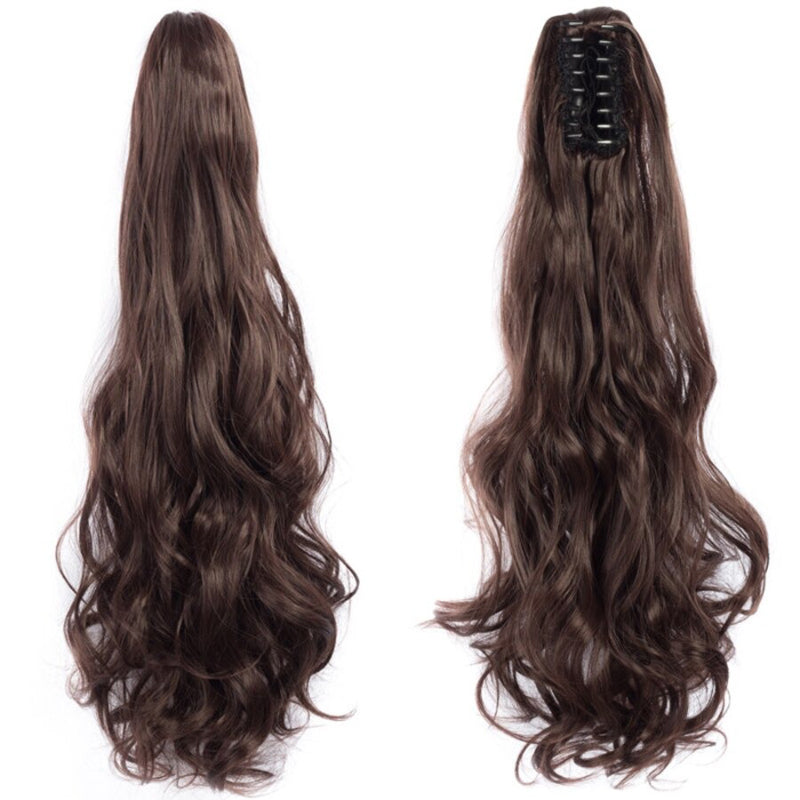 Thick Long Wavy Ponytail Clip-in Hair Extension – Natural Look, Easy Attachment 27