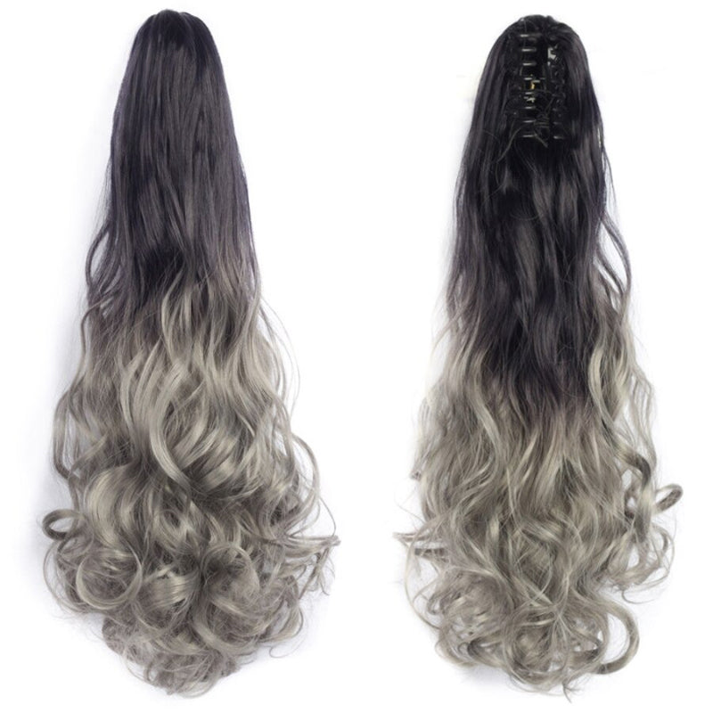 Thick Long Wavy Ponytail Clip-in Hair Extension – Natural Look, Easy Attachment 30