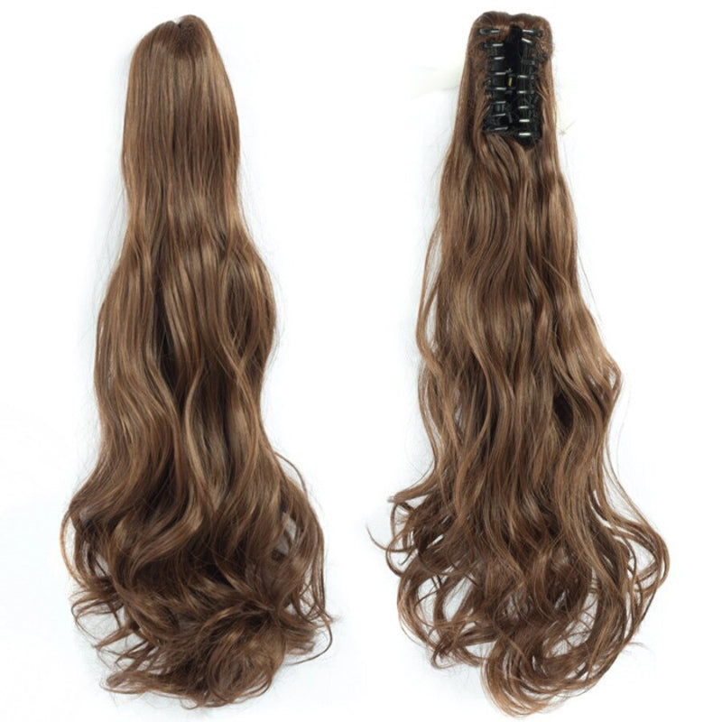 Thick Long Wavy Ponytail Clip-in Hair Extension – Natural Look, Easy Attachment 39