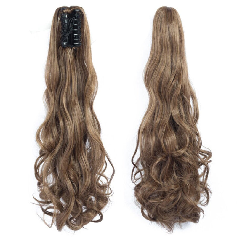 Thick Long Wavy Ponytail Clip-in Hair Extension – Natural Look, Easy Attachment 43