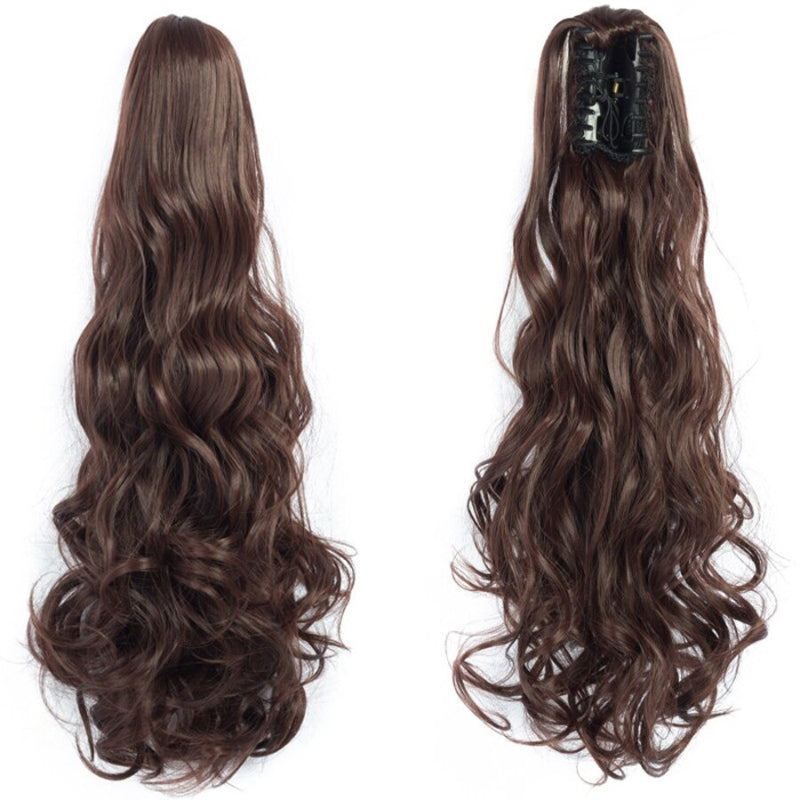 Thick Long Wavy Ponytail Clip-in Hair Extension – Natural Look, Easy Attachment 45