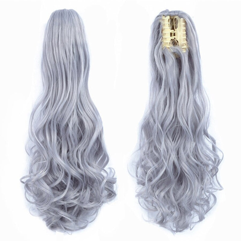 Thick Long Wavy Ponytail Clip-in Hair Extension – Natural Look, Easy Attachment 47