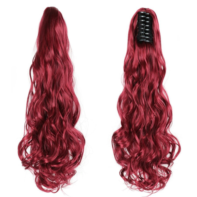 Thick Long Wavy Ponytail Clip-in Hair Extension – Natural Look, Easy Attachment 48