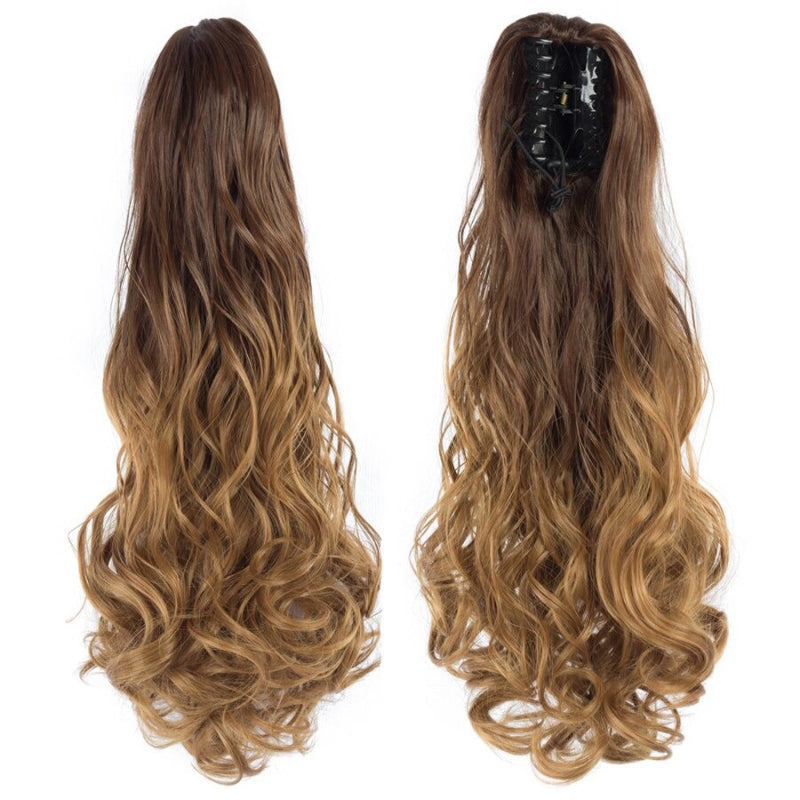 Thick Long Wavy Ponytail Clip-in Hair Extension – Natural Look, Easy Attachment 50