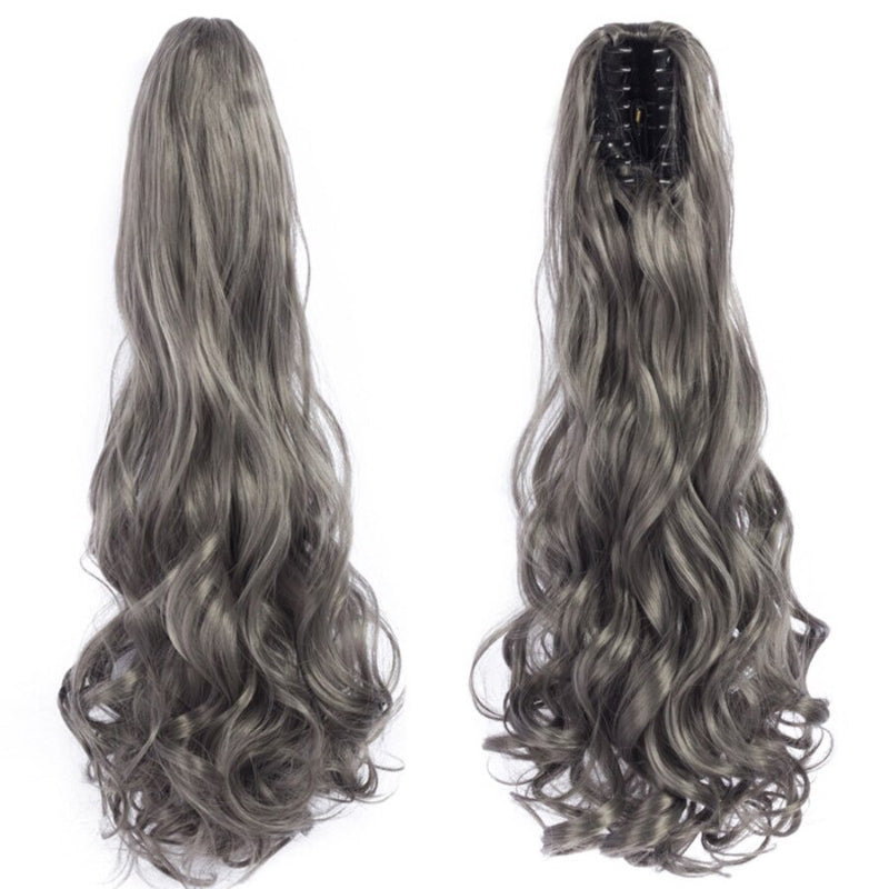 Thick Long Wavy Ponytail Clip-in Hair Extension – Natural Look, Easy Attachment 51