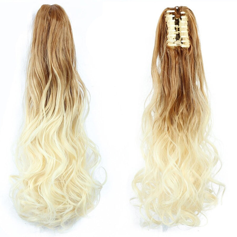 Thick Long Wavy Ponytail Clip-in Hair Extension – Natural Look, Easy Attachment 55