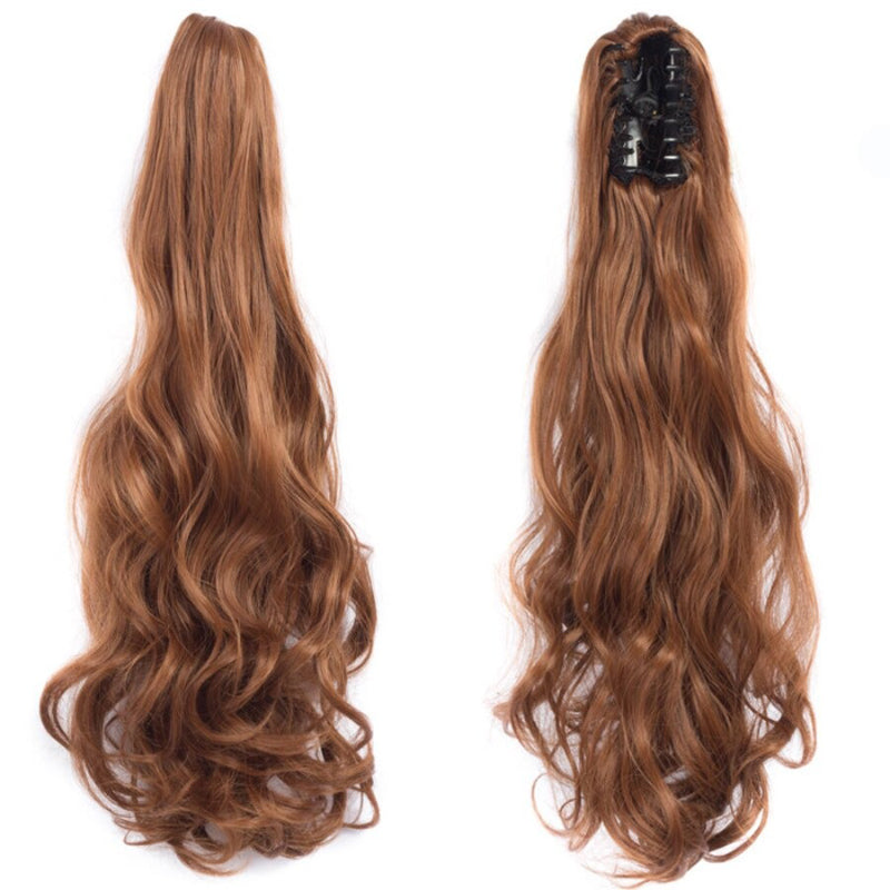 Thick Long Wavy Ponytail Clip-in Hair Extension – Natural Look, Easy Attachment 59