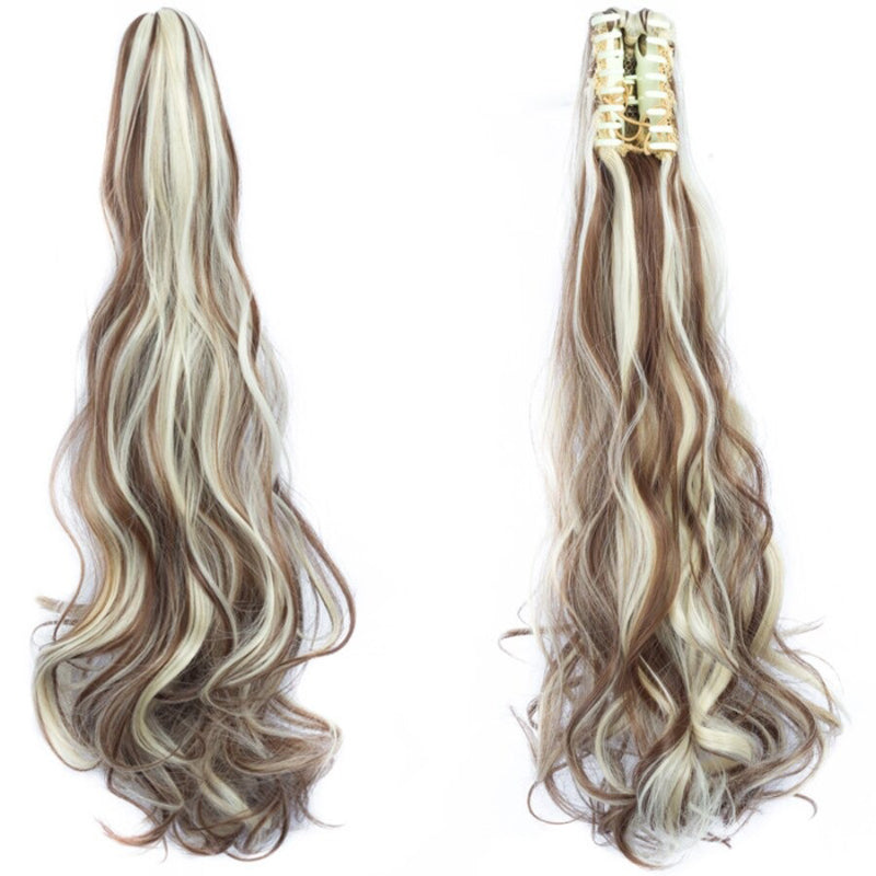 Thick Long Wavy Ponytail Clip-in Hair Extension – Natural Look, Easy Attachment 61