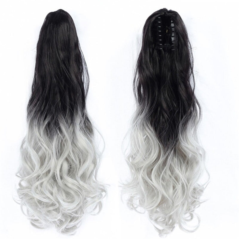 Thick Long Wavy Ponytail Clip-in Hair Extension – Natural Look, Easy Attachment 9