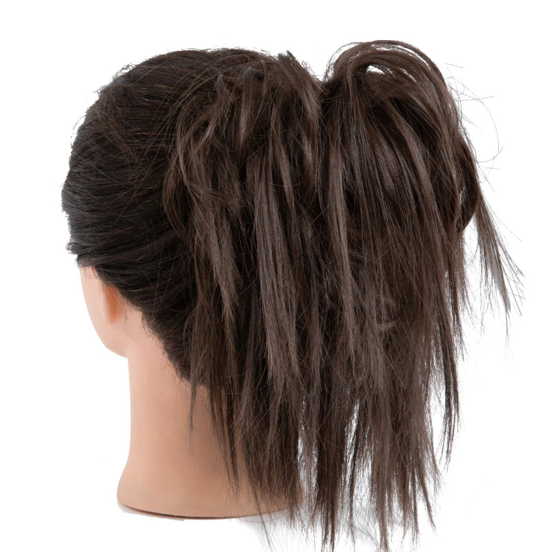Thick and Fuller Messy Hair Bun Scrunchie – Realistic Hair Extensions for Effortless Style 16