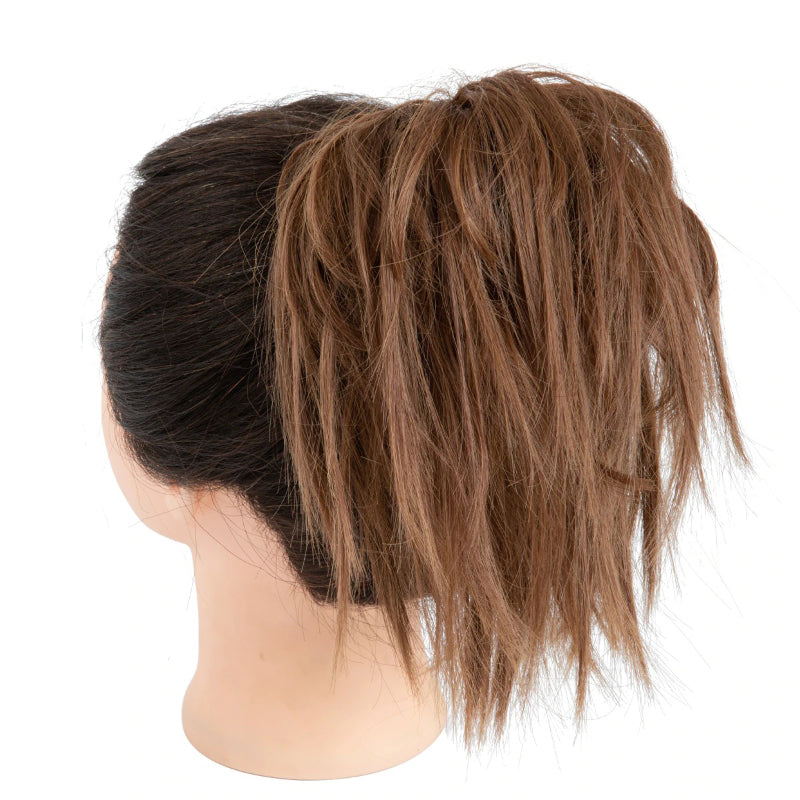 Thick and Fuller Messy Hair Bun Scrunchie – Realistic Hair Extensions for Effortless Style 19