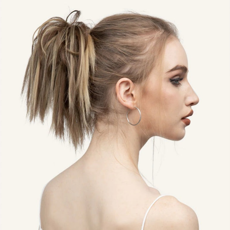 Thick and Fuller Messy Hair Bun Scrunchie – Realistic Hair Extensions for Effortless Style 2