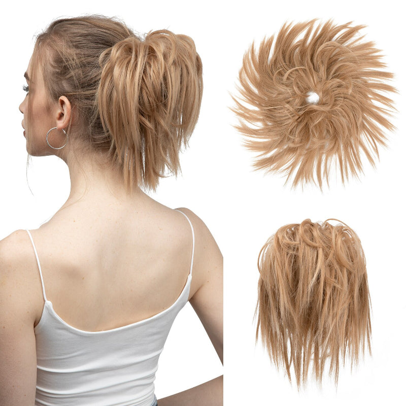 Thick and Fuller Messy Hair Bun Scrunchie – Realistic Hair Extensions for Effortless Style 23