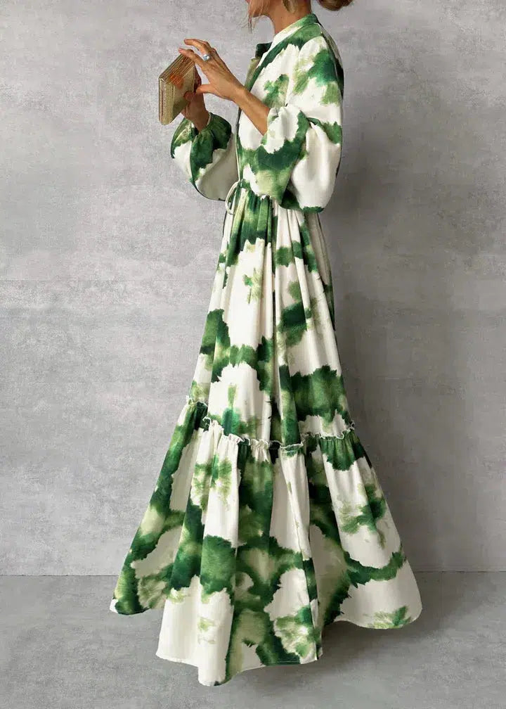 Variant image for Women's Maxi Dress Green Size M Polyester-1