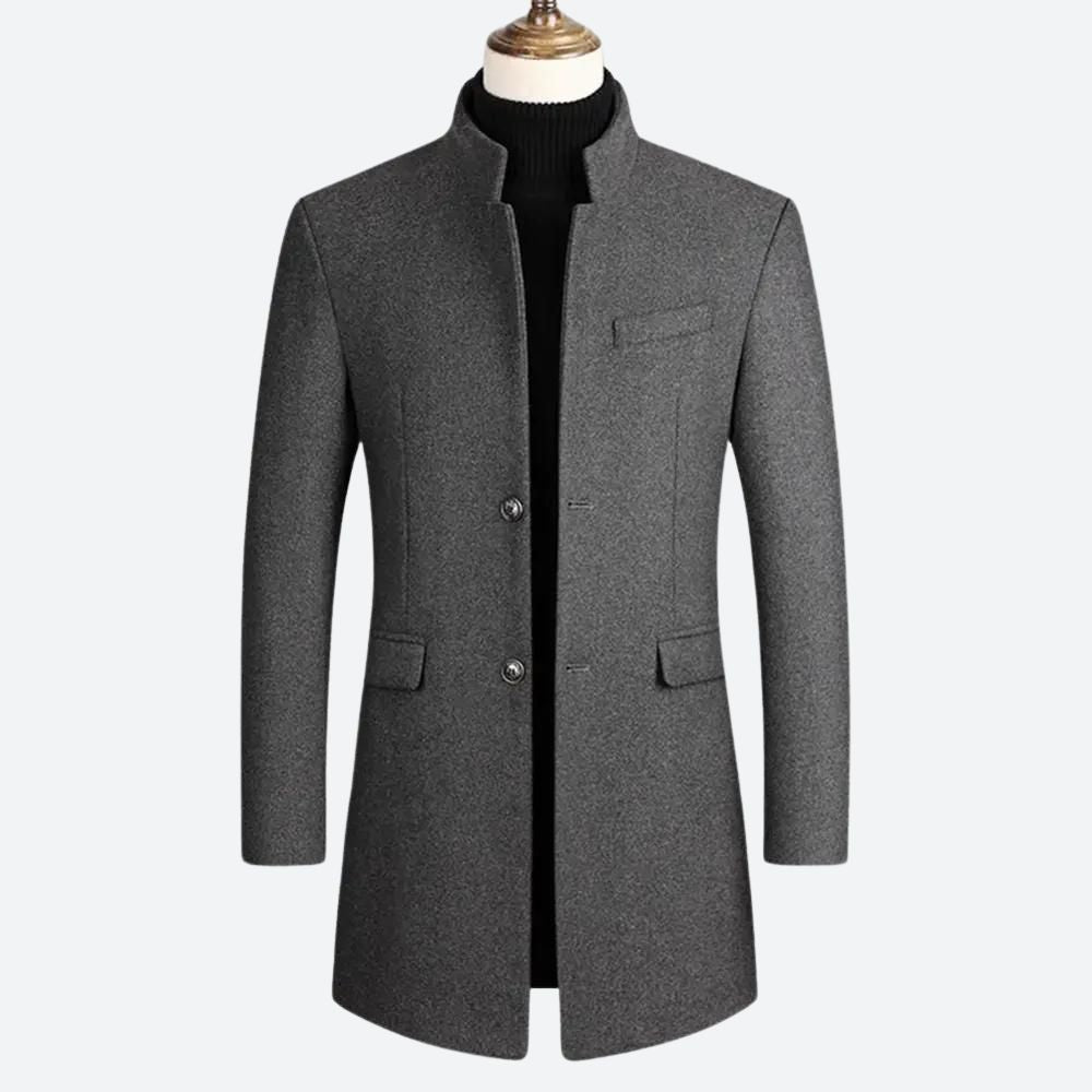 Men's Jacket Black Lightweight Polyester Elegant Design - 3