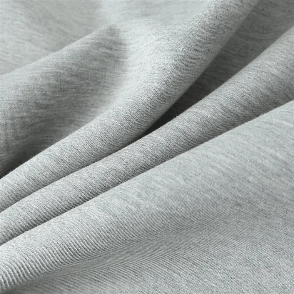 Women's Hooded Vest Grey Cotton-Polyester Blend - 9