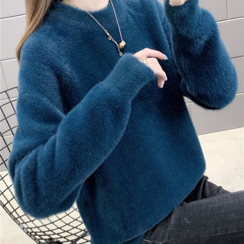 Warm, Thick, and Cozy Cotton Pullover Sweater Tops 1