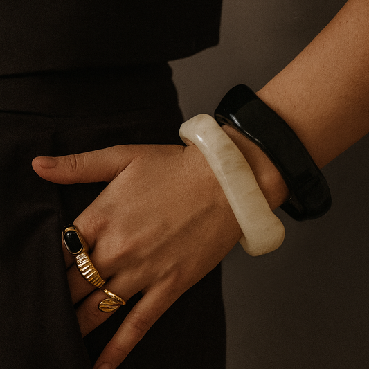 Women's Bangle Purple Luxe-Grade Acrylic 1