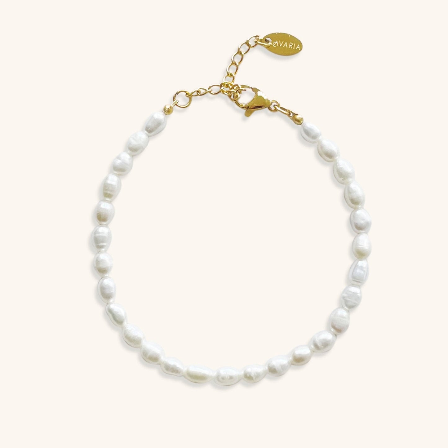 Women's Bracelet Gold Freshwater Pearls Stainless Steel-Plated 14k 0