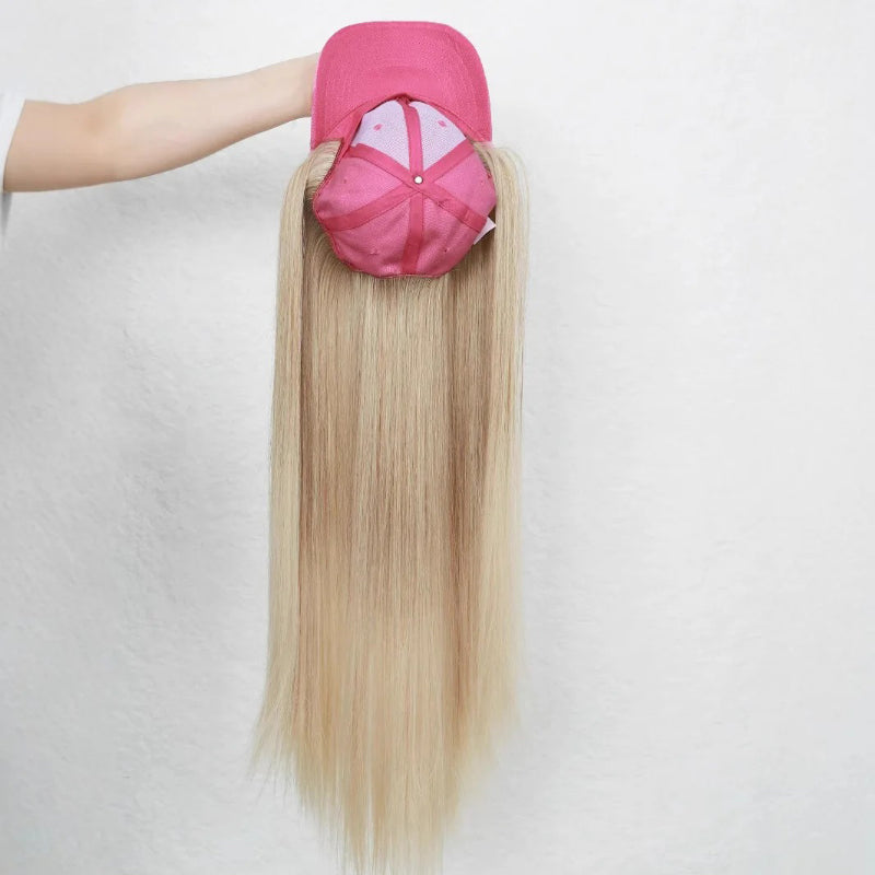 Women's Cap Black High-Temperature Fiber with Long Hair Extensions 1