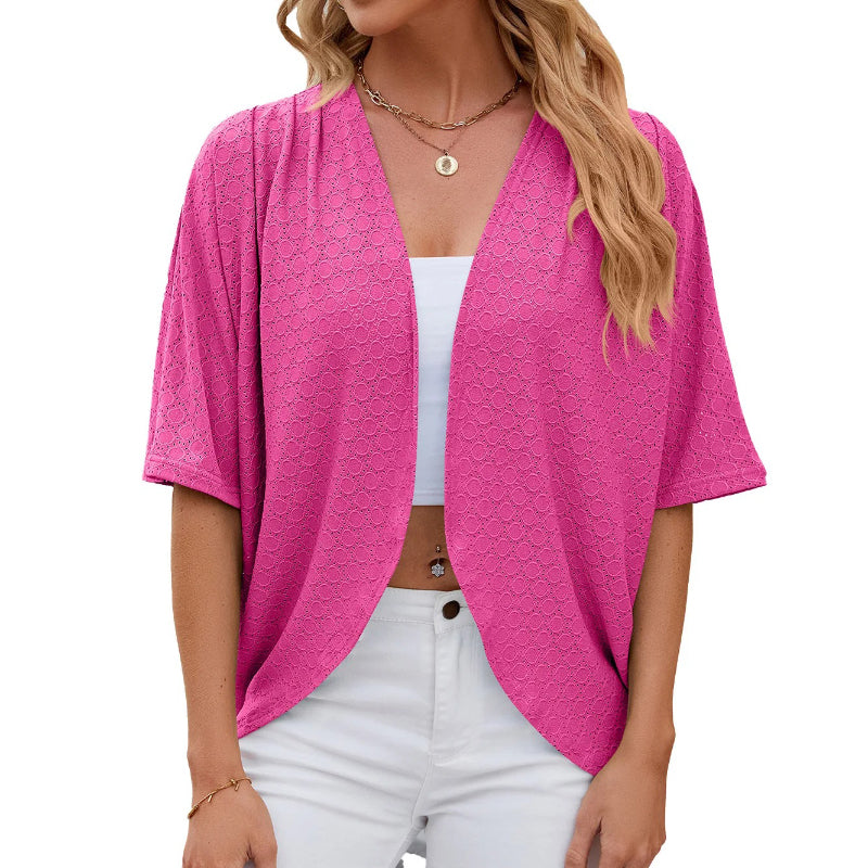 Women's Casual Summer Sheer Outfit Fashionable Cardigan 5