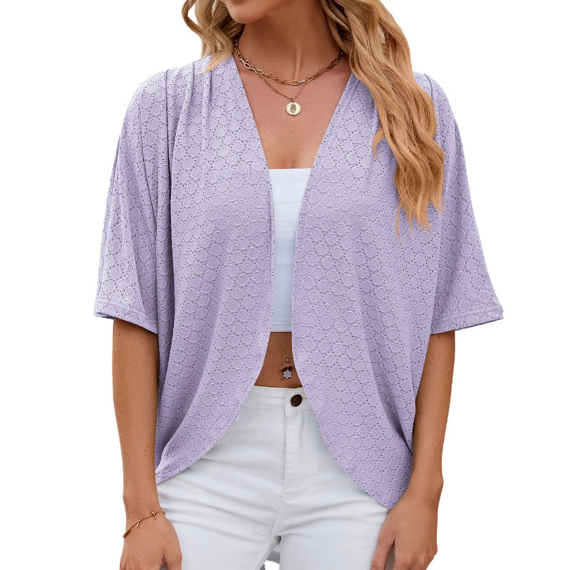 Women's Casual Summer Sheer Outfit Fashionable Cardigan 6