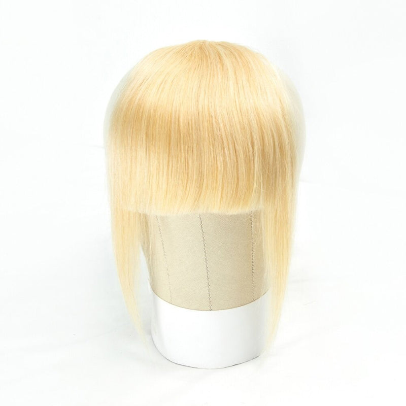 Women's Clip-In Bangs Extensions Brown Remy Human Hair 11